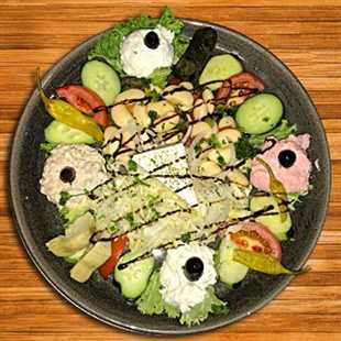 Kleiner Vorspeisenteller Kalt